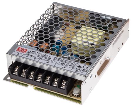LRS-100-3-3 Mean Well, 66W Embedded Switch Mode Power Supply SMPS, 3.3V dc, Enclosed