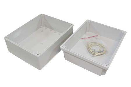 RP1380 Hammond RP Series Light Grey Polycarbonate General Purpose Enclosure, IP65, Light Grey Lid, 186 x 146 x 110mm