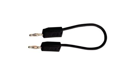 28-0115-01521 Staubli Test lead, 10A, 30 → 60V, Black, 15cm Lead Length
