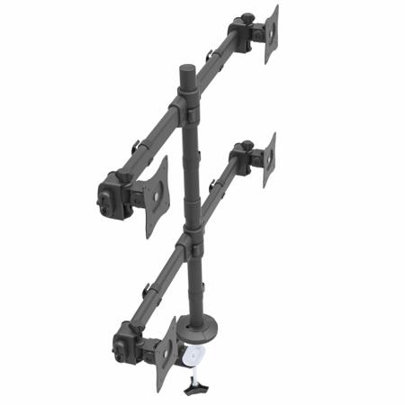 ARMQUAD StarTech.com, Max 27in Monitor, 4 Supported Display(s) With Extension Arm