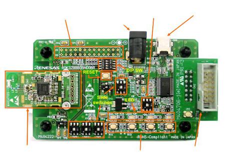 RTK0EN0001D01001BZ RL78/G1D Evaluation Board