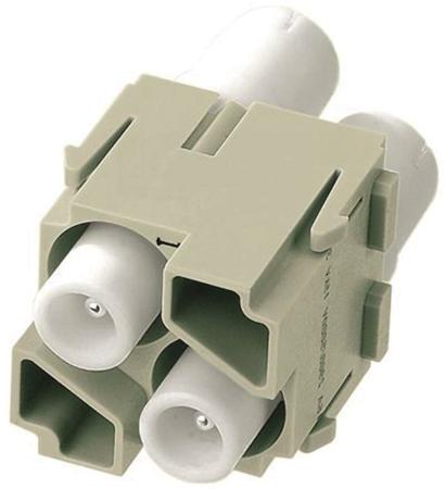 09140023021 HARTING Heavy Duty Power Connector Module, 16A, Male, Han-Modular Series, 2 Contacts