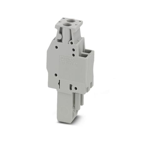3045402 Phoenix Contact, 5.2mm Pitch, 5/ 2, UPBV 2, 2 Way, Pluggable Terminal Block, Plug, Screw Down Termination,