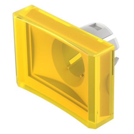 51-904.4 Indicator Lens Rectangle Style, Yellow, 21.5 Long