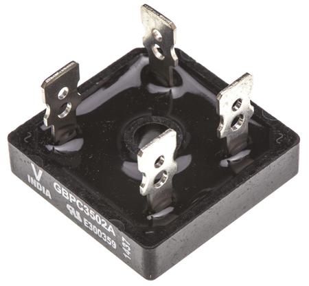 VS-GBPC3502A Vishay , Bridge Rectifier, 35A 200V, 4-Pin GBPC-A