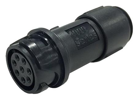 PXP4011/08P/5560 Bulgin Circular Connector, 8 Contacts, Cable, Miniature Connector, Socket, Male, IP66, IP69K, IP68, Buccaneer 4000