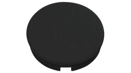 040-4025 Elma 21mm Black Potentiometer Knob Cap,