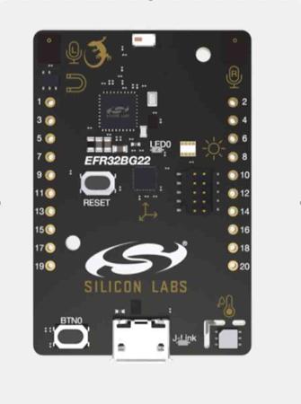 SLTB010A Silicon Labs BG22 Thunderboard EFR32BG22 Bluetooth Development Kit for EFR32BG22 Wireless Gecko 2.4GHz