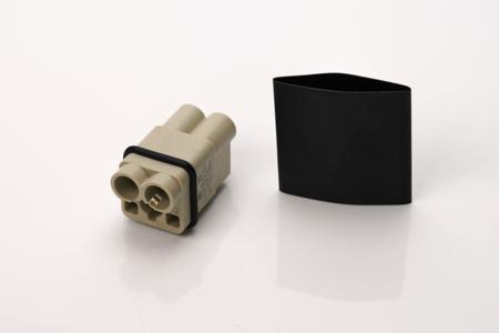192-599 RS PRO Heavy Duty Power Connector Insert, 40A, Male, 2 + p Contacts