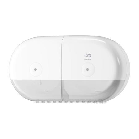 682000 Tork White Plastic Toilet Roll Dispenser, 156mm x 221mm x 398mm