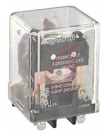 788XBXC-24D Schneider Electric DPDT Non-Latching Relay Panel Mount, 24V dc Coil, 16 A