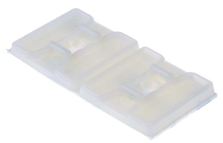 269-9010 RS PRO Self Adhesive Natural Cable Tie Mount 29.2 mm x 29.2mm, 5.5mm Max. Cable Tie Width