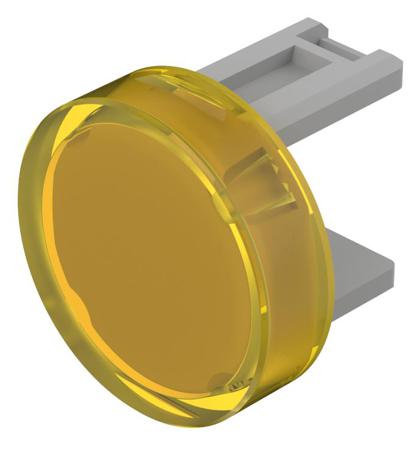 31-931.4 EAO Yellow Round Push Button Lens for Use with Push Button
