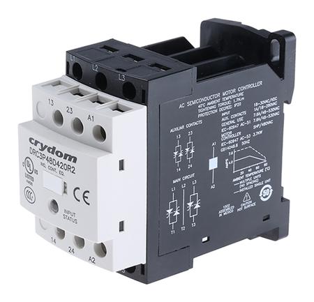 DRC3P48D420R2 Sensata Crydom Solid State Relay, 7.6 A Load, DIN Rail Mount