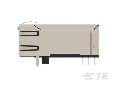 2489117-2 TE Connectivity 24891 Series Female Ethernet Connector, Hole Mount, Cat5 Right Angle 1 Port 8 -Way