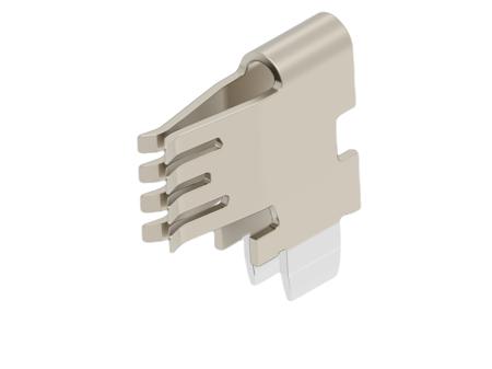 2388378-5 TE Connectivity 2388378 Series Receptacle PCB Connector Contact, Solder, Through Hole Termination