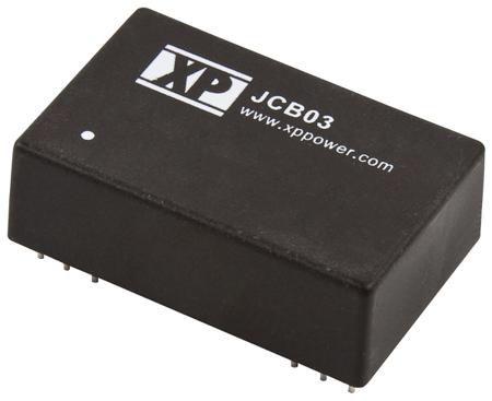 JCB0324S24 XP Power JCB DC-DC Converter, 24V dc/ 125mA Output, 18 → 36 V dc Input, 3W, Through Hole, +100°C Max Temp -40°C