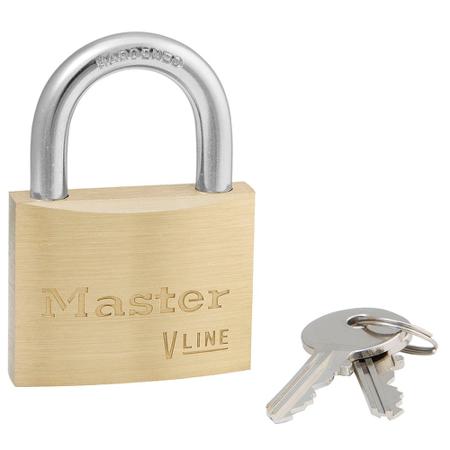 4150 Master Lock Padlock Brass Padlock, 7mm Shackle, 48mm Body