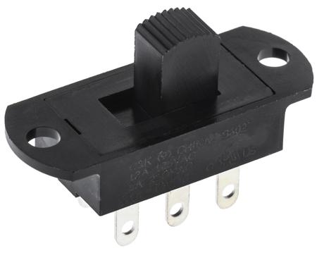 S602031SS03Q C & K Panel Mount Slide Switch DPDT 12 A @ 125 V ac Slide