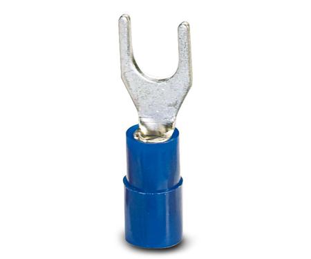 3240039 Phoenix Contact C-FCI 2.5/M4 Insulated Crimp Spade Connector, 1.5mm² to 2.5mm², M4 Stud Size, Blue