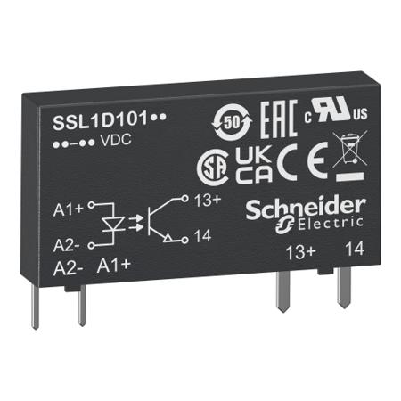 SSL1D03JD Schneider Electric 3.5 A SPNO Solid State Relay, DC Switching, PCB Mount MOSFET, 24 V dc Maximum Load