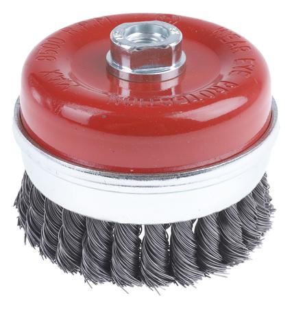 188-4134 RS Pro , Twist Wire Cup Abrasive Brush,100mm Dia M14x2mm