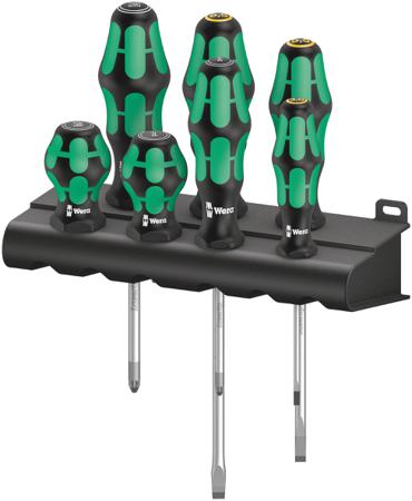 05008901001 Wera Combination Pozidriv, Slotted Screwdriver Set 7 Piece