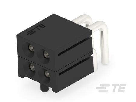 2379348-1 TE Connectivity, ICCON 6.6mm Pitch Power Backplane Power Connector, Socket, Right Angle, 2 Column, 2 Row, 4 Way, 2379