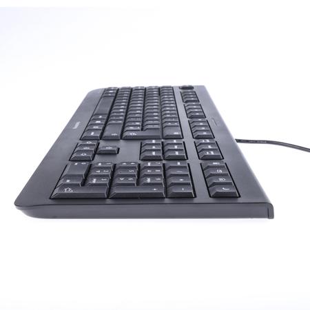 JD-0800GB-2 Cherry Black Wired QWERTY Keyboard and Mouse Set