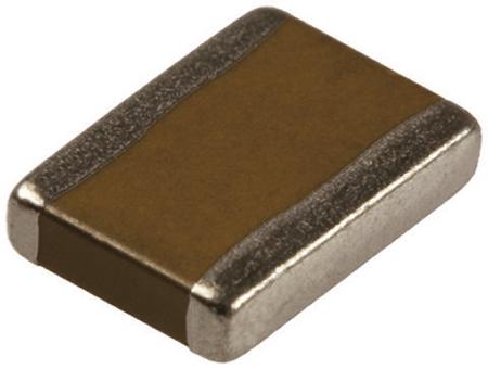 C1825C104KCRACTU KEMET 100nF Multilayer Ceramic Capacitor MLCC, 500V dc V, ±10% , SMD