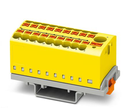 3273116 Phoenix Contact Distribution Block, 19 Way, 4mm², 24A, 690 V, Blue