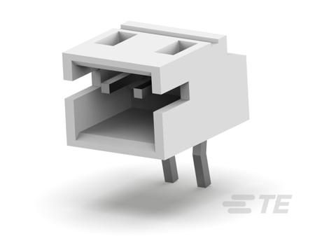 440055-2 TE Connectivity AMP HPI Series Right Angled Board Mount PCB Header, 2 Contact(s), 2mm Pitch, 1 Row(s), Shrouded