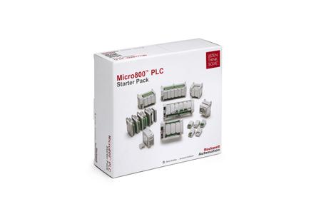 2080-LC20-STARTERPACKRS Allen Bradley Micro 820 Series PLC CPU Starter Kit for Use with Micro 800 Controllers, Relay Output, 12-Input