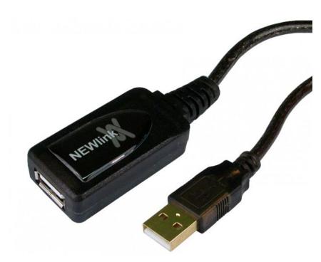 USB2-REP15 NewLink USB 2.0, Male USB A to Female USB A, 15m