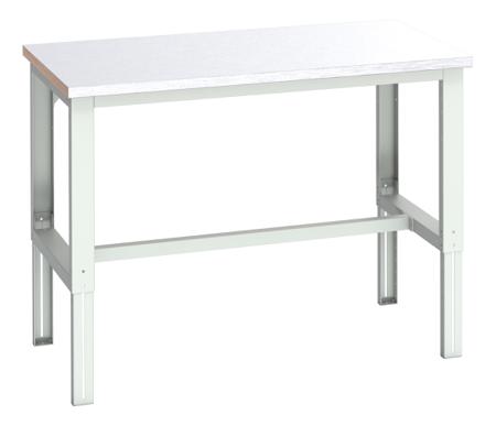 41004163-16V Bott 41004163.16V Sheet Steel Workbench, 450kg Max Load, Adjustable Height, 740 → 1140mm x 900mm x 1500mm