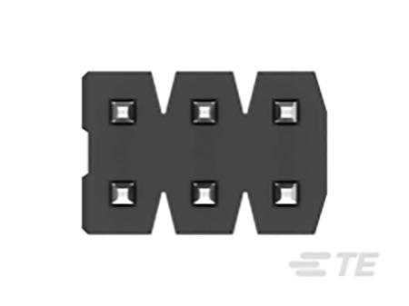 2842126-4 TE Connectivity AMPMODU Series Straight Through Hole Pin Header, 8 Contact(s), 2 mm Pitch, 2 Row, Unshrouded