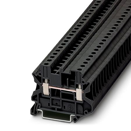 3047691 Phoenix Contact  UT 4-MTD BK Series Black, 4mm², Single-Level, Screw Termination