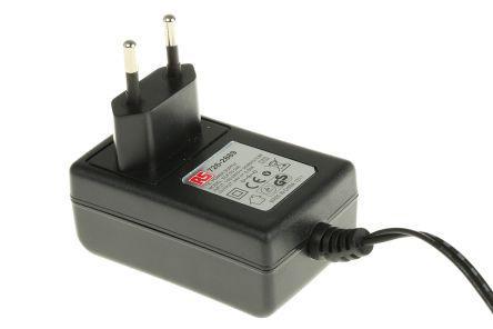 ECP-20-24E RS Pro Plug In Power Supply 24V dc, 830mA Level V 1 Output, 2.1 x 5.5 x 9.5 mm Centre Positive