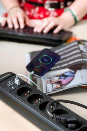 1951161502 brennenstuhl 3m 6 Socket 2P+T Extension Lead, 230 V, IP20