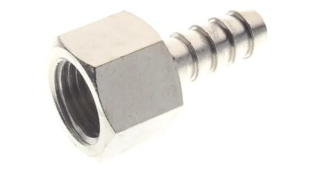 665-603 RS PRO Hose Connector, Straight Hose Tail Adaptor, BSPP 0.125in 12mm ID, 100 bar