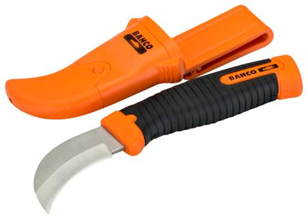 2446-LINO Bahco 2446 Curved, Fixed Knife, 110g