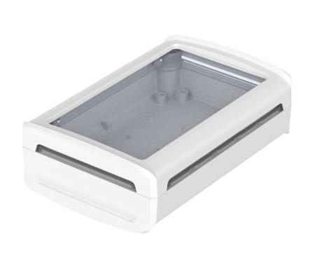 48322230-HMT1 Bopla BoVersa Series White Polycarbonate Desktop Enclosure, 134.9 x 88 x 42mm