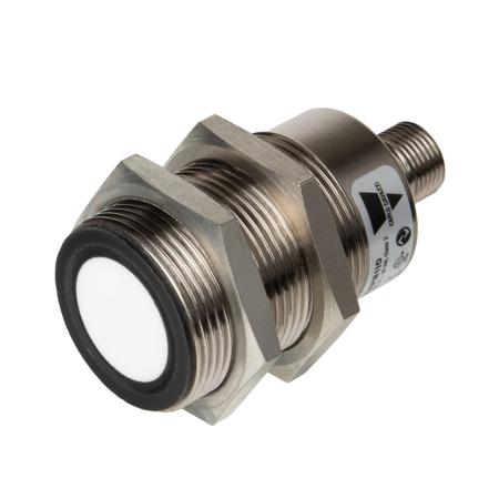 UA30ASD60APM1IO Carlo Gavazzi Capacitive Barrel Ultrasonic Sensor, M12, 6000 mm Detection, IO-Link 4-20 mA NO/NC, 18 → 30 V dc