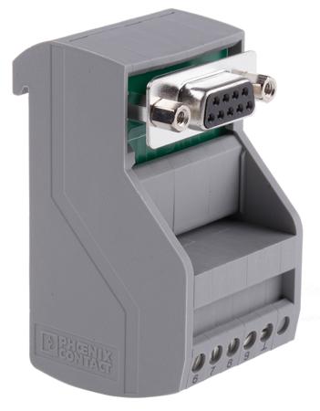 2315162 Phoenix Contact VIP-2 Series 9-Contact Female Interface Module, D-sub Connector, DIN Rail, 2A