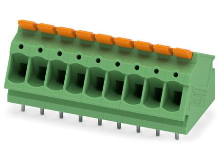 1190371 Phoenix Contact PCB Terminal Block, 9-Contact, 5mm Pitch, Through Hole Mount, 1-Row