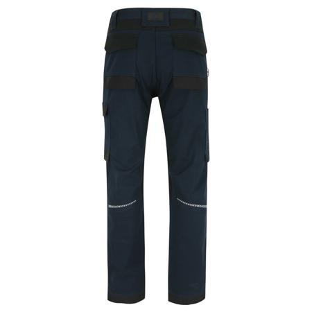 23MTR2102NY-46 Herock XENI TROUSERS 's Navy Blue - Black Trousers Stretch Male, Size 46 36in W 32in L