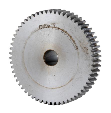 182-7850 RS PRO Steel 60 Teeth Spur Gear, 1.5 Module, 15mm Bore Diam, 90mm Pitch Diam, 60mm Hub Diam