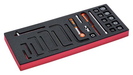 FF1E2008 Bahco Tool Tray, inner Dimensions 445 x 181 x 35mm, W 181mm, L 445mm, H 35mm