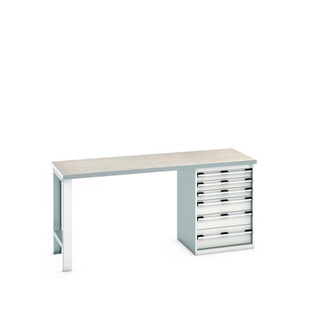 41003495-16V Bott 41003495.16V Sheet Steel Workbench, 940mm x 750mm x 2000mm