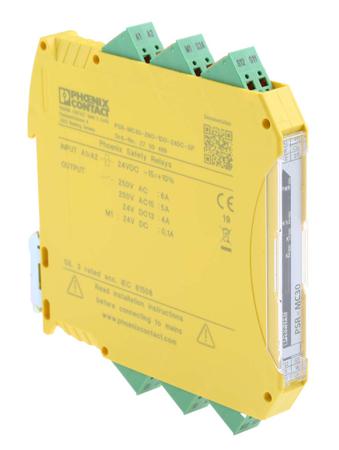 2700499 Phoenix Contact PSRmini PSR-MC30-2NO-1DO-24DC-SP 2 Auxiliary Contacts Safety Relay 24V dc, Dual-Channel 2 Safety